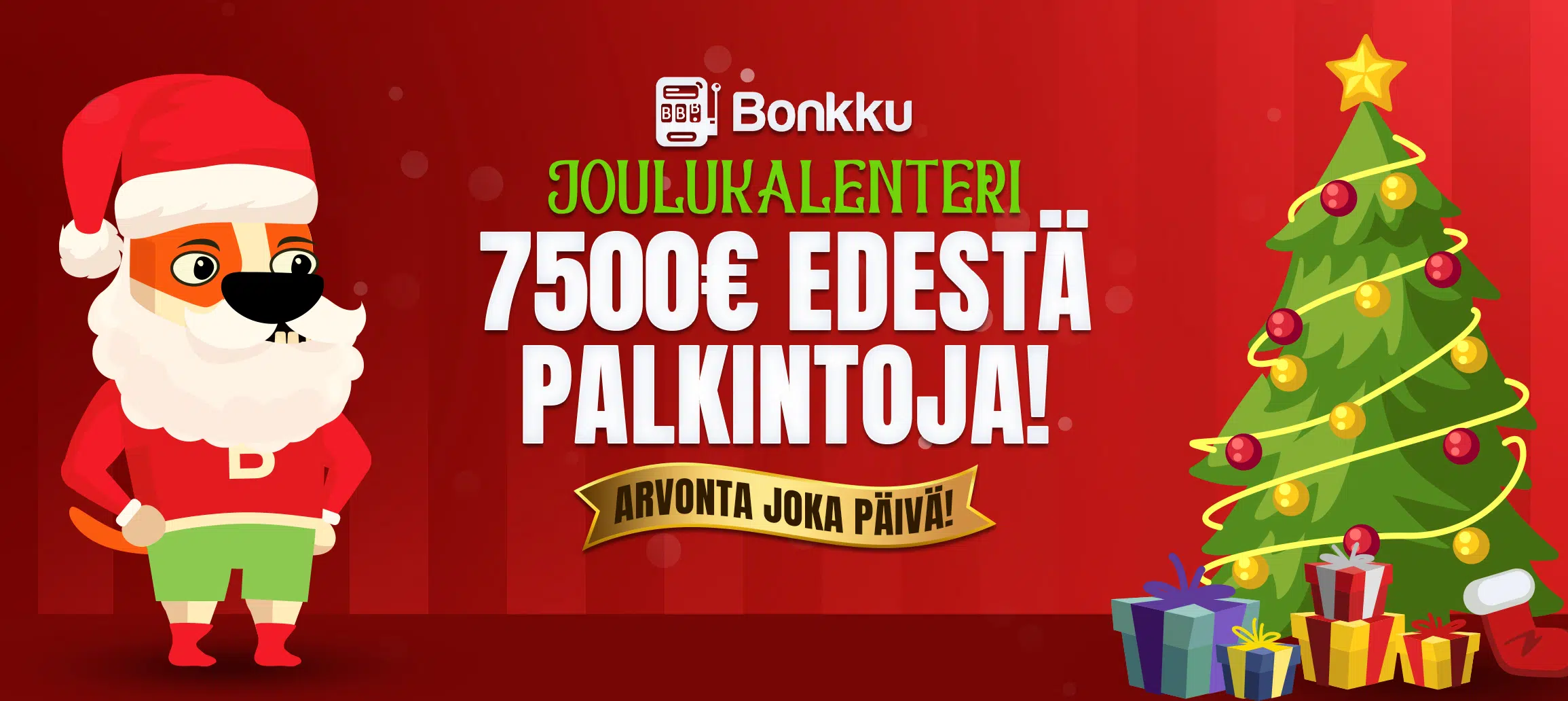 Bonkku.com joulukalenteri 2025