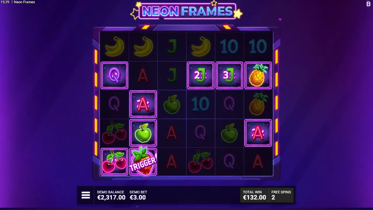 neon frames bonus