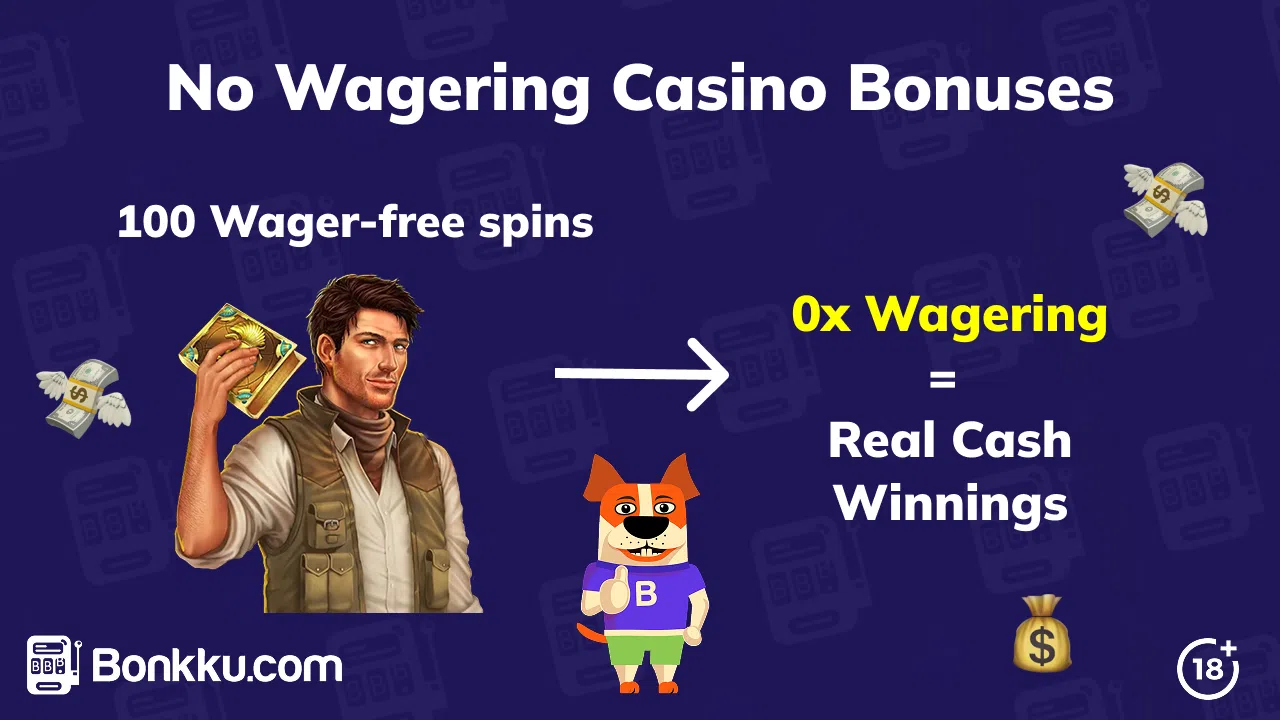 no wagering casino bonuses