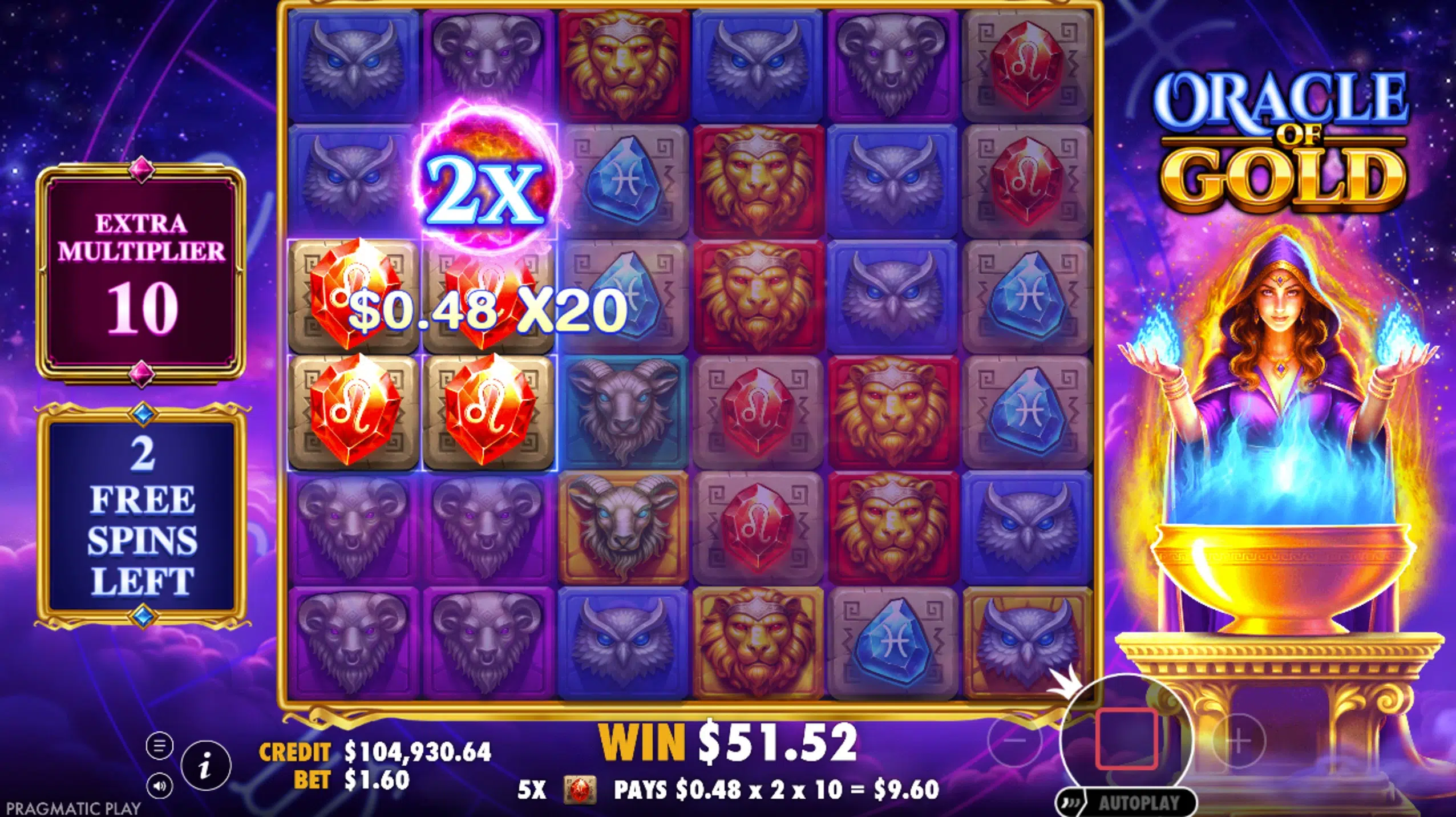 oracle of gold bonus