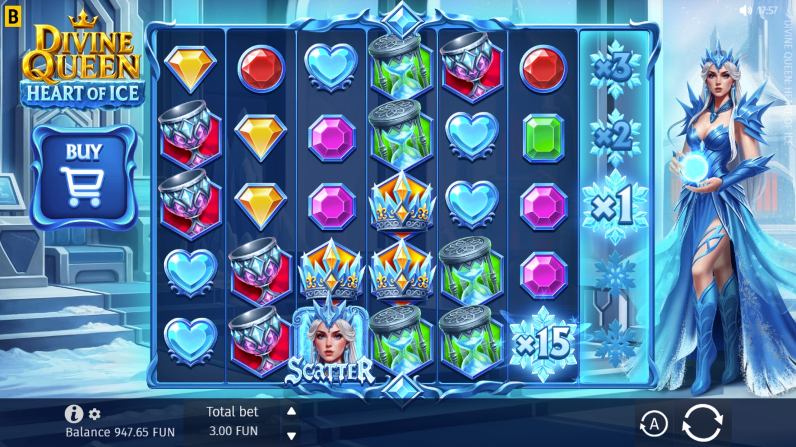 divine queen heart of ice slot