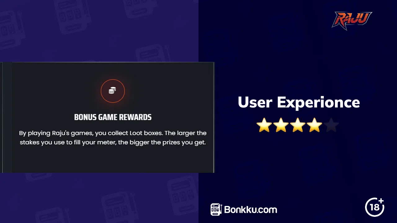 raju casino user experience
