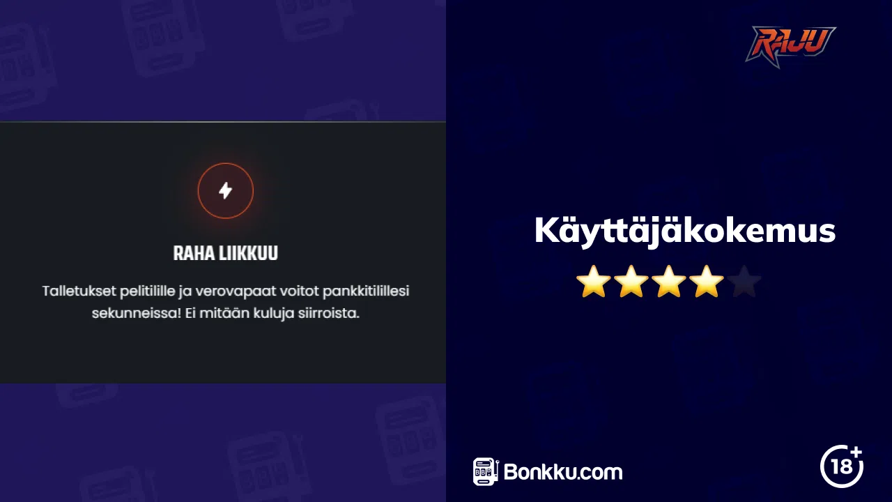 raju kasino käyttäjäkokemus