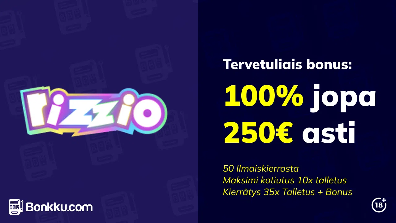rizzio tervetuliaisbonus