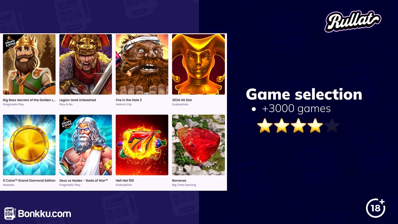 rullat game selection