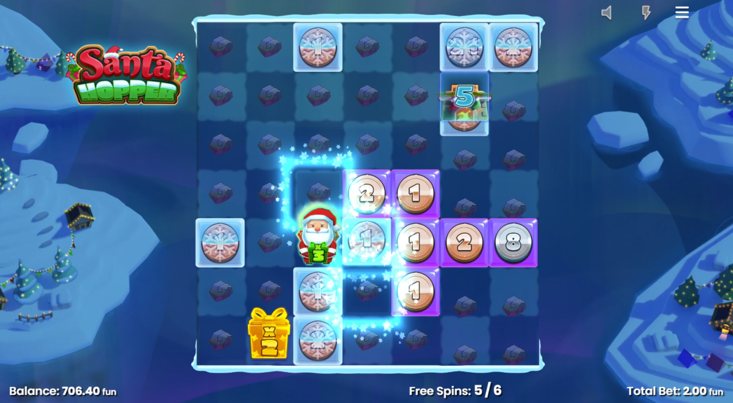 santa hopper bonus