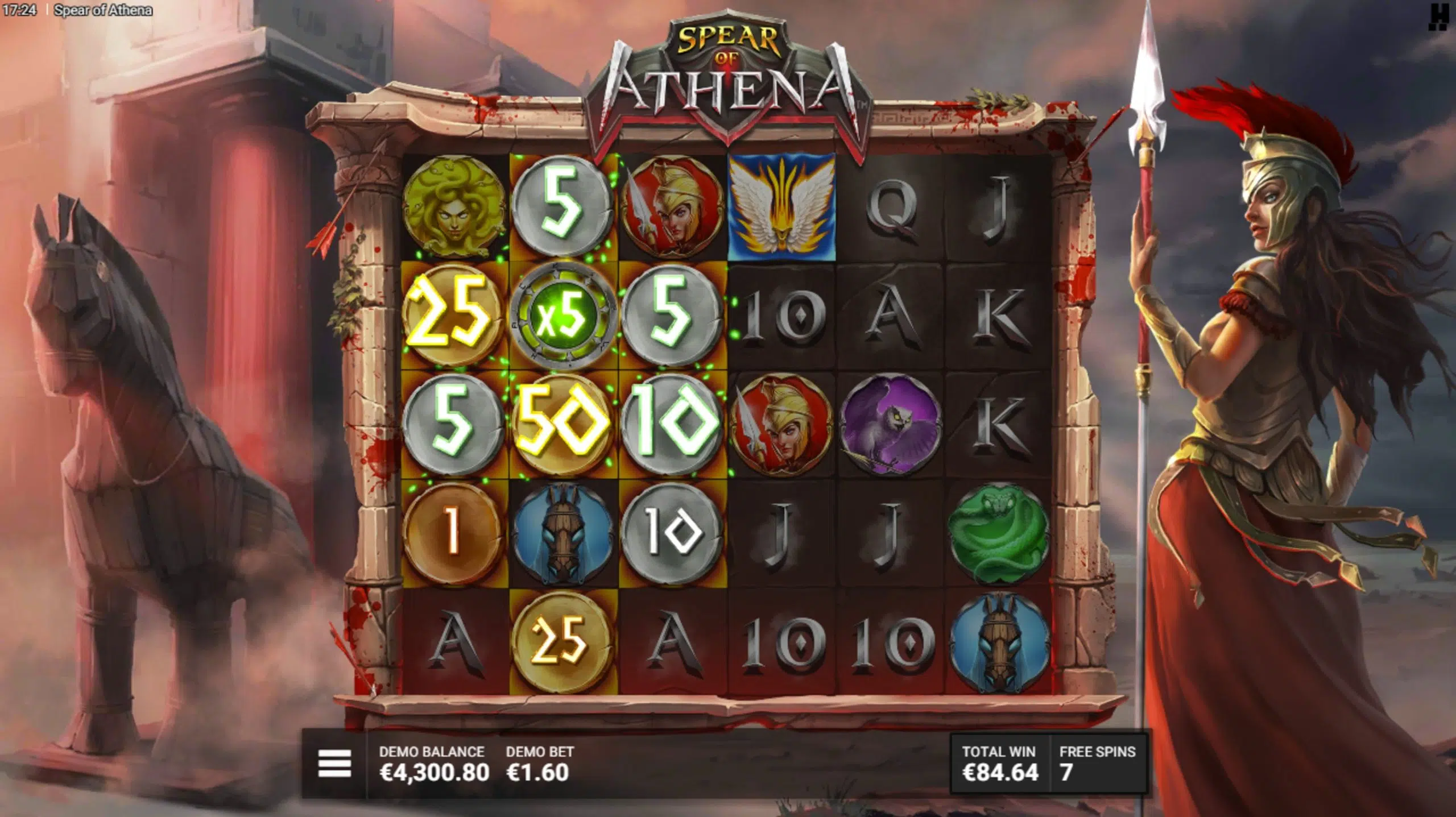 spear of athena bonus