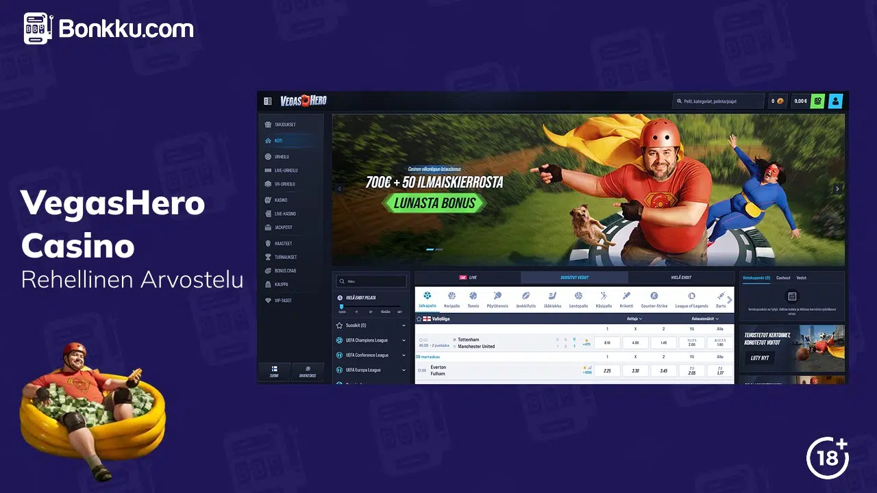vegashero casino arvostelu