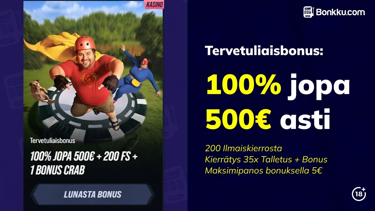 vegashero casino tervetuliaisbonus