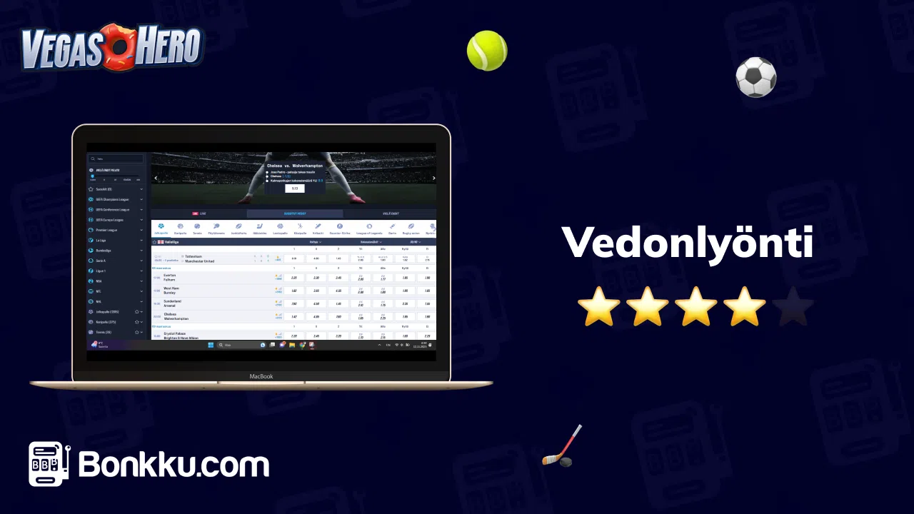 vegashero vedonlyönti