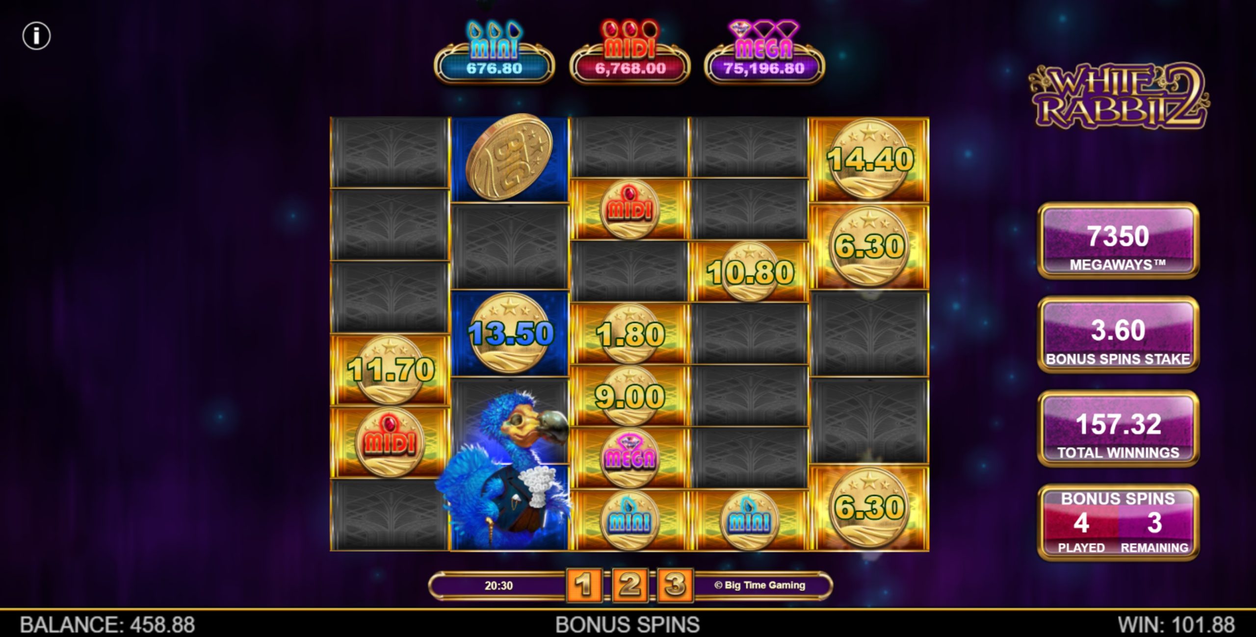 white rabbit 2 bonus