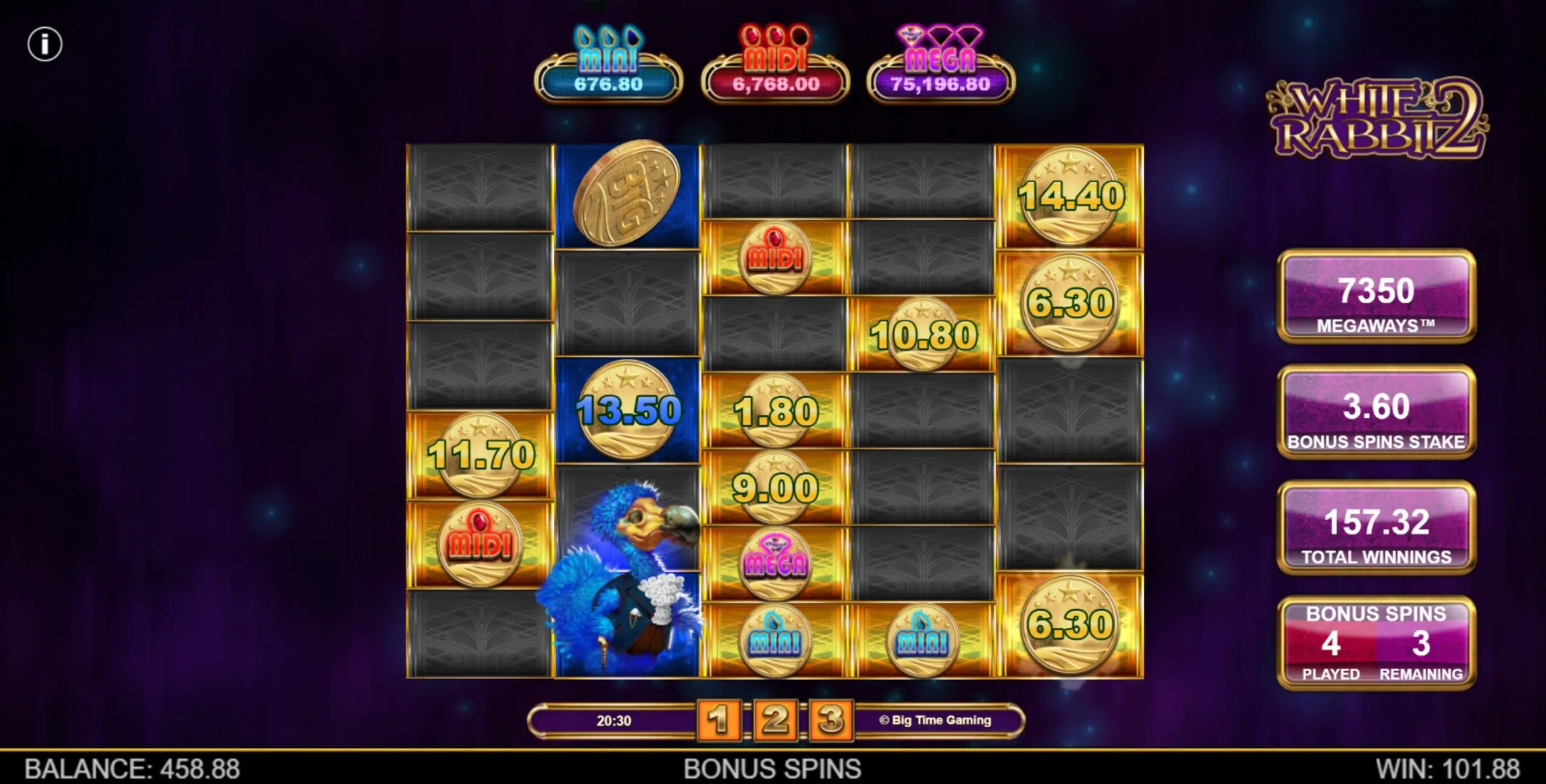 white rabbit 2 bonus