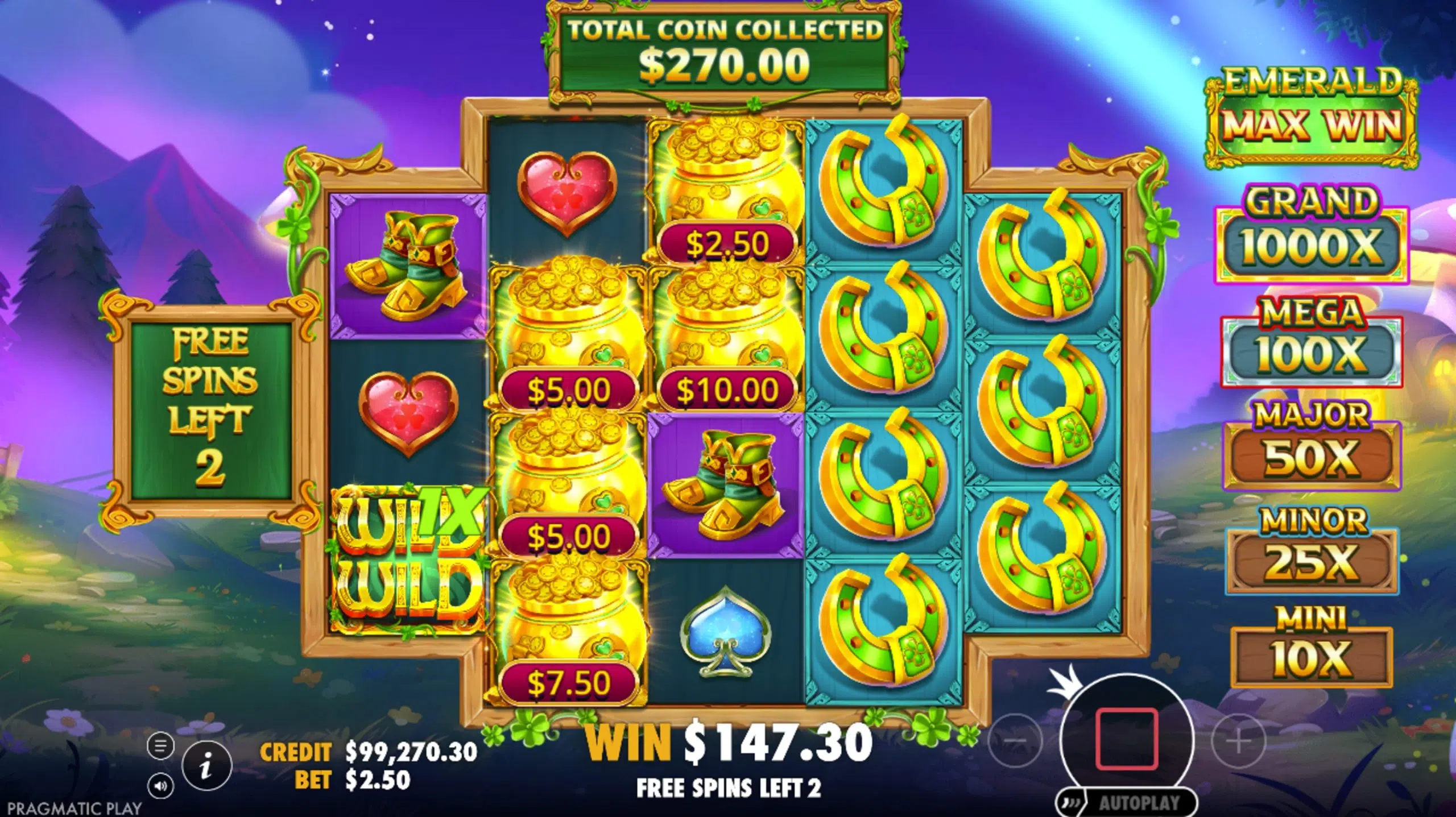 wild wild riches returns bonus