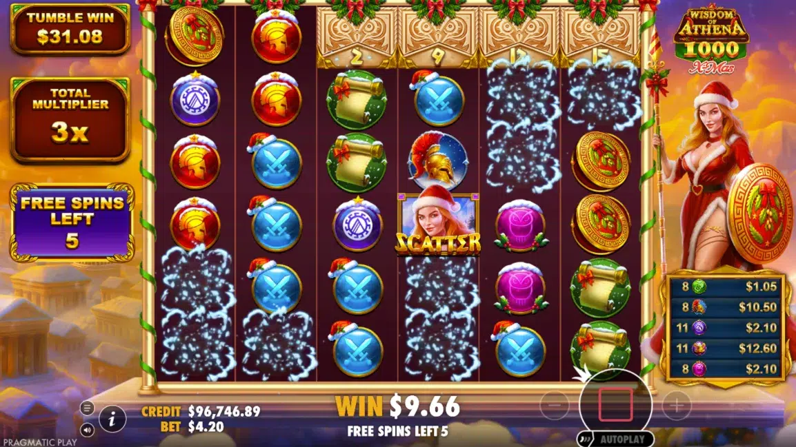 wisdom of athena 1000 xmas bonus