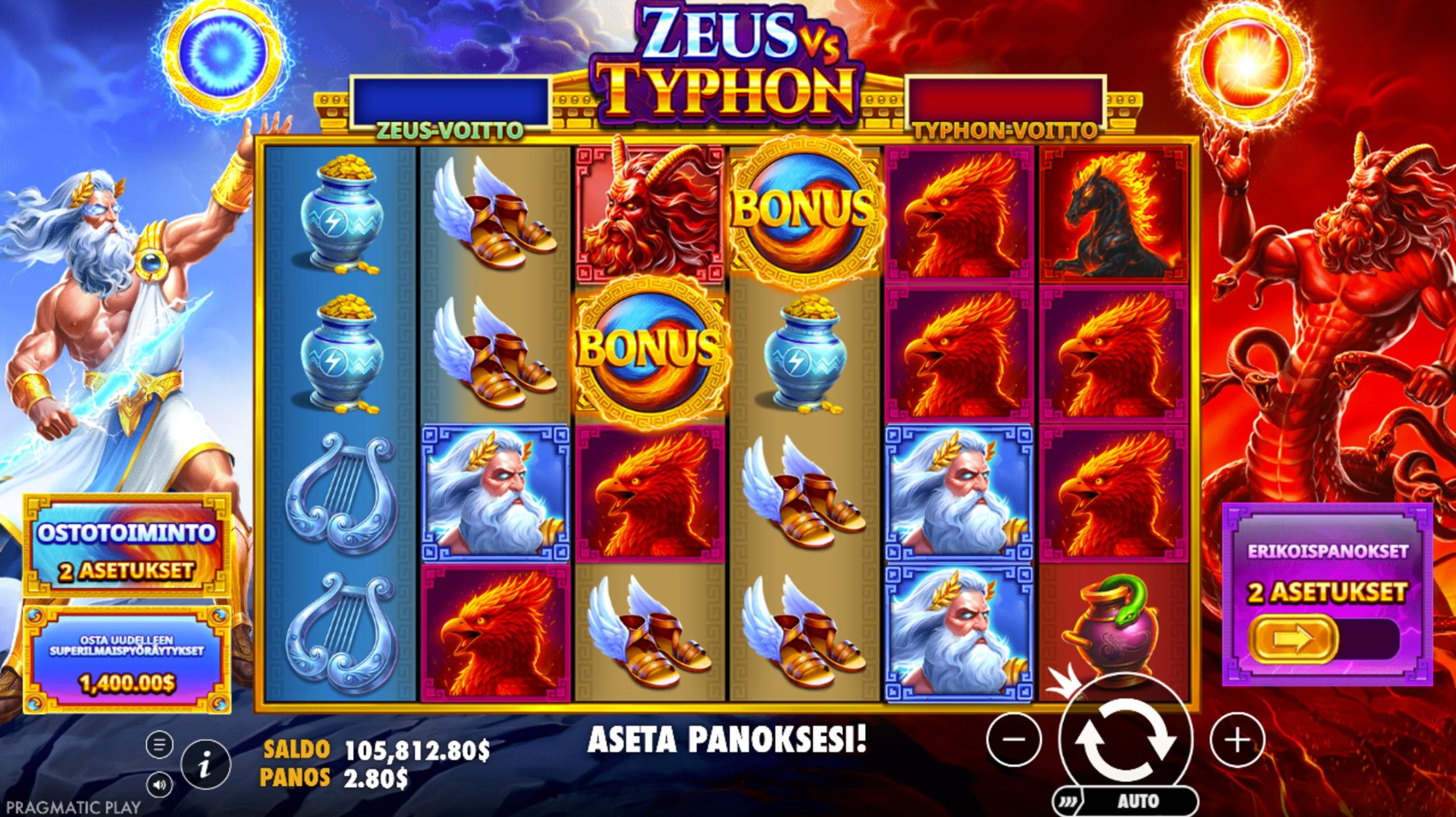 zeus vs typhon slot