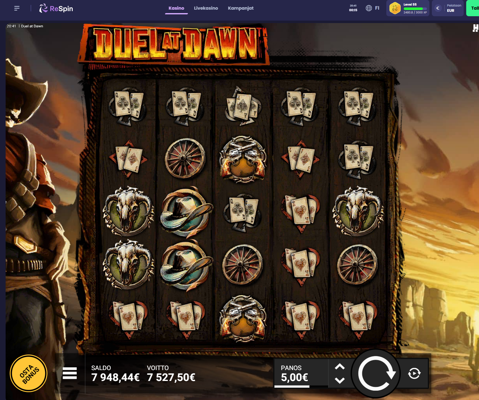 Big wins screenshot