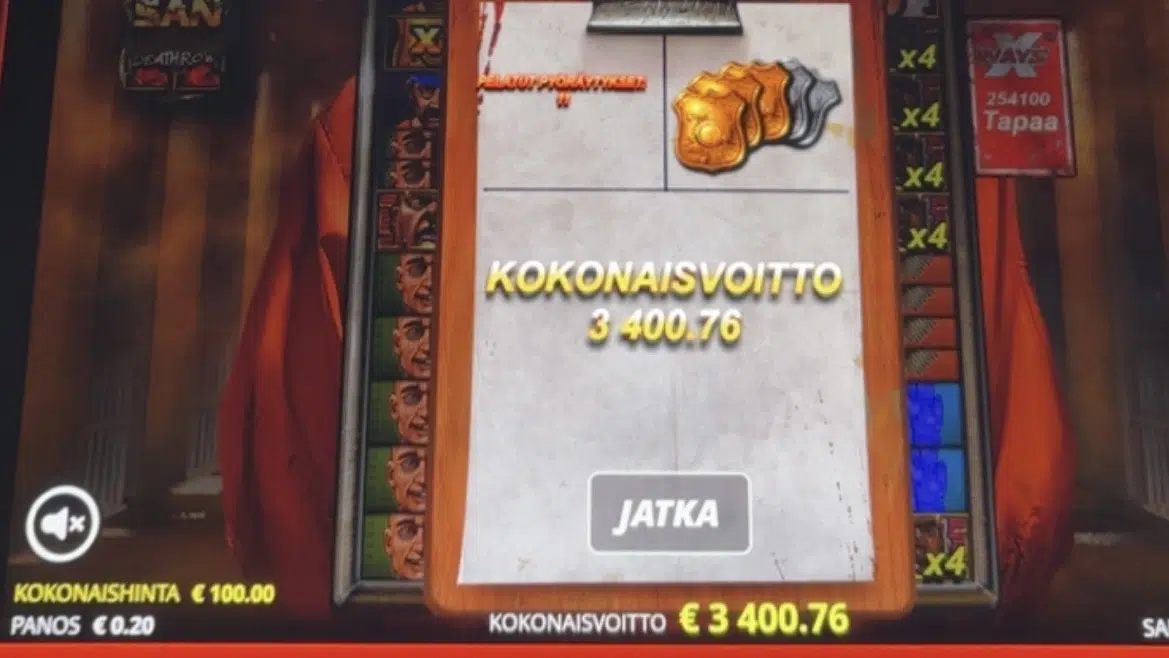 Big wins screenshot