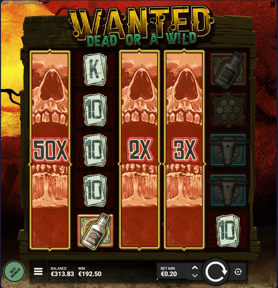 Big wins screenshot