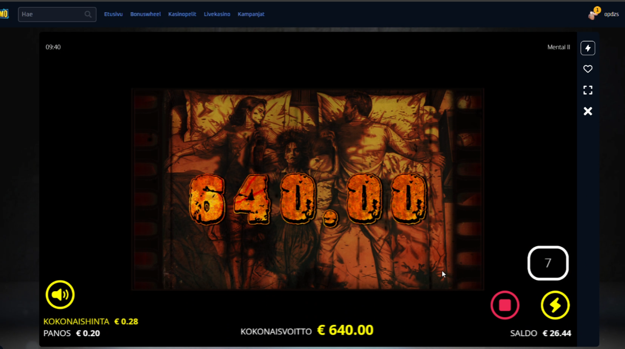 Big wins screenshot