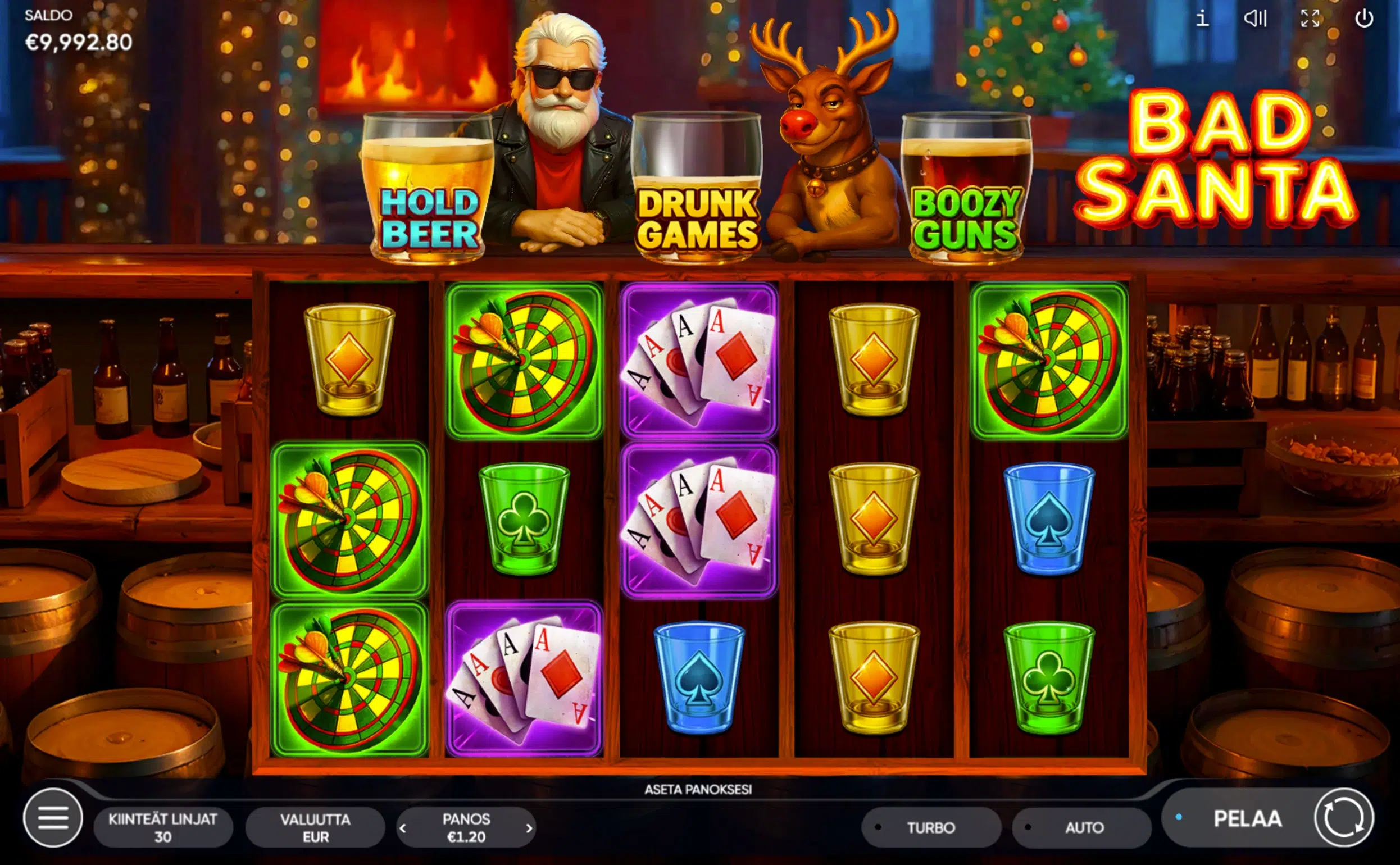 bad santa slot