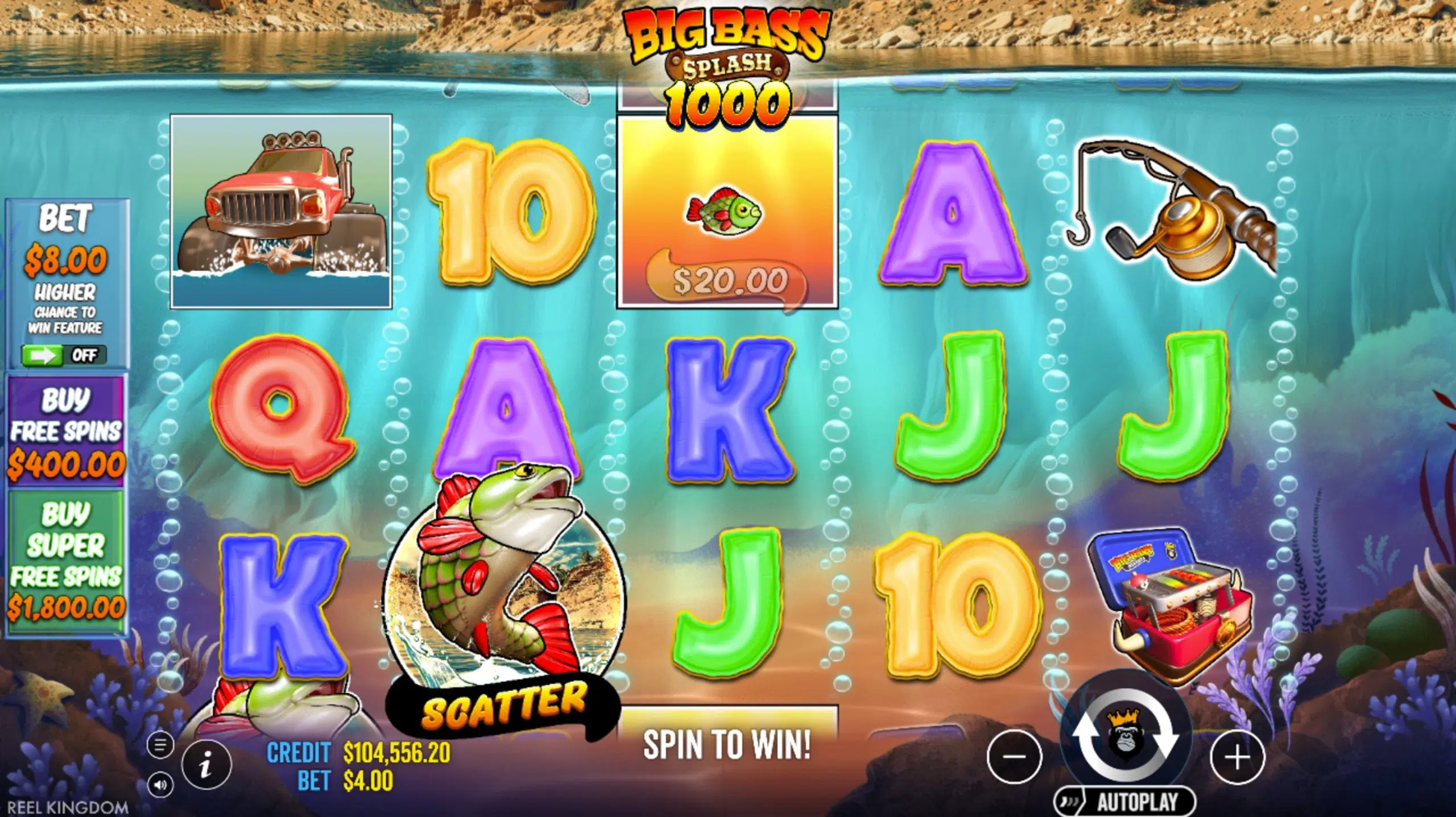 big bass splash 1000 slot