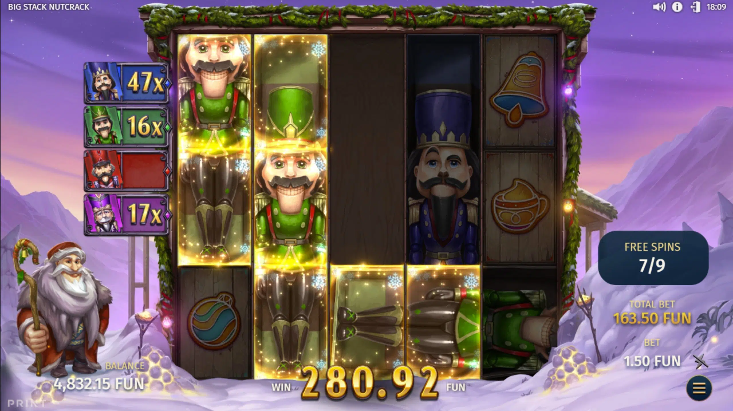 big stack nutcrack bonus