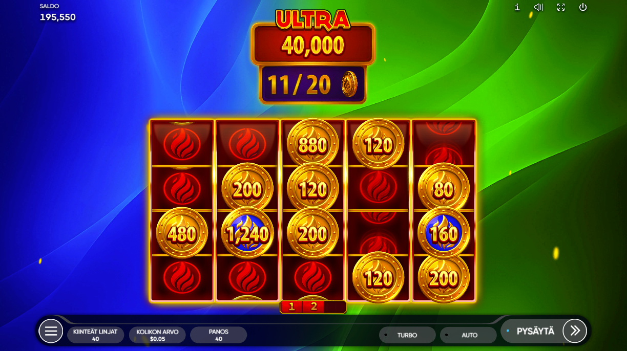 burning coins 40 bonus