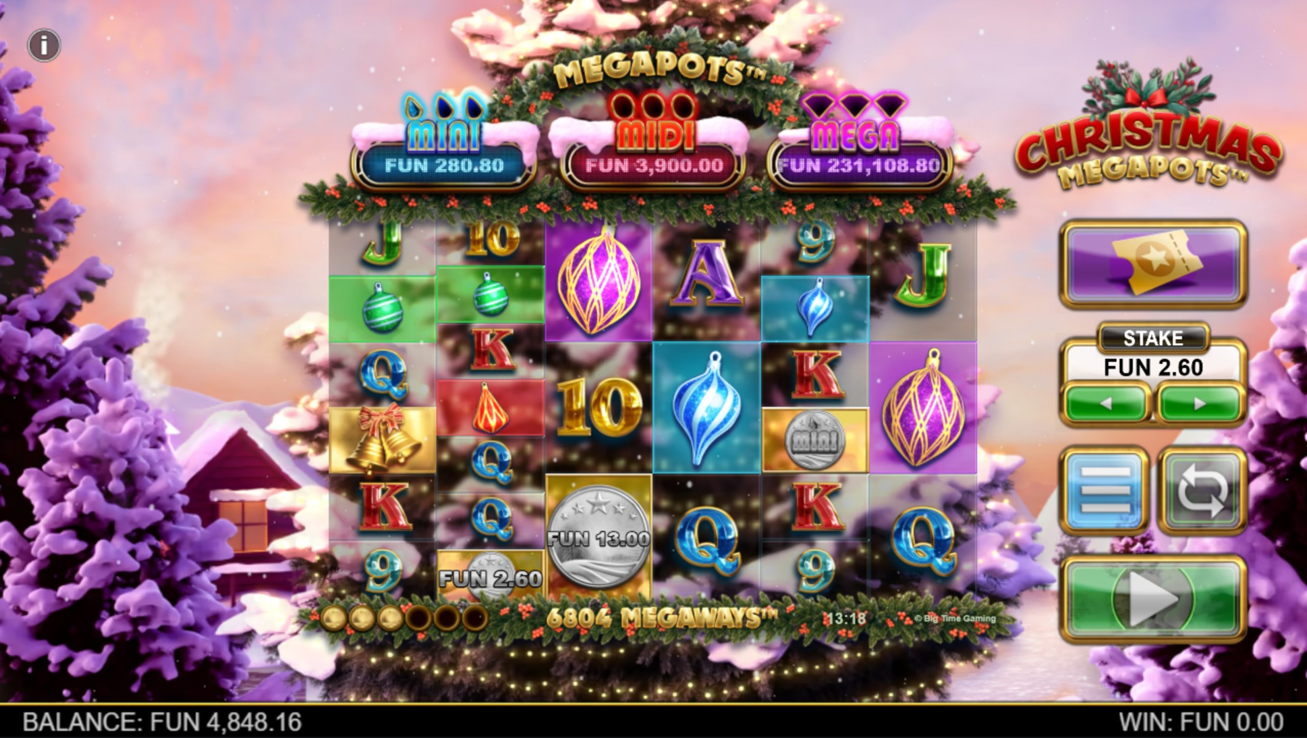 christmas megapots slot