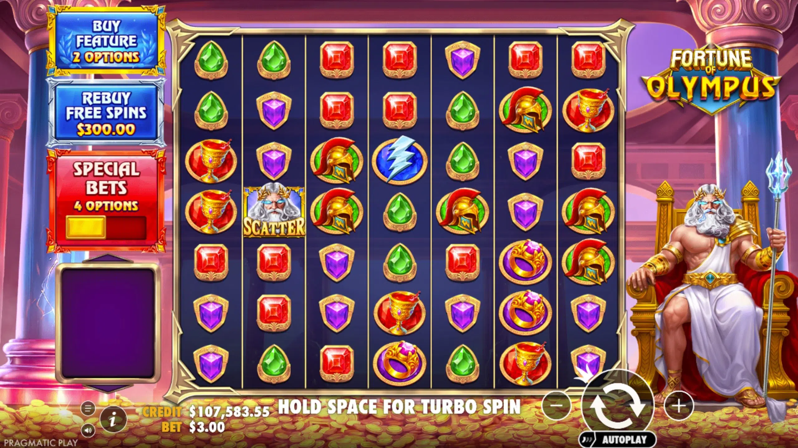 fortune of olympus slot