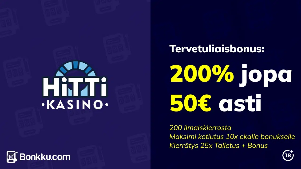 hitti kasino tervetuliaisbonus