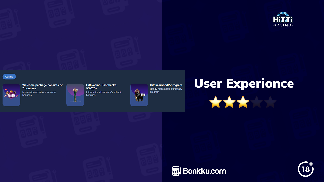 hitti kasino user experience