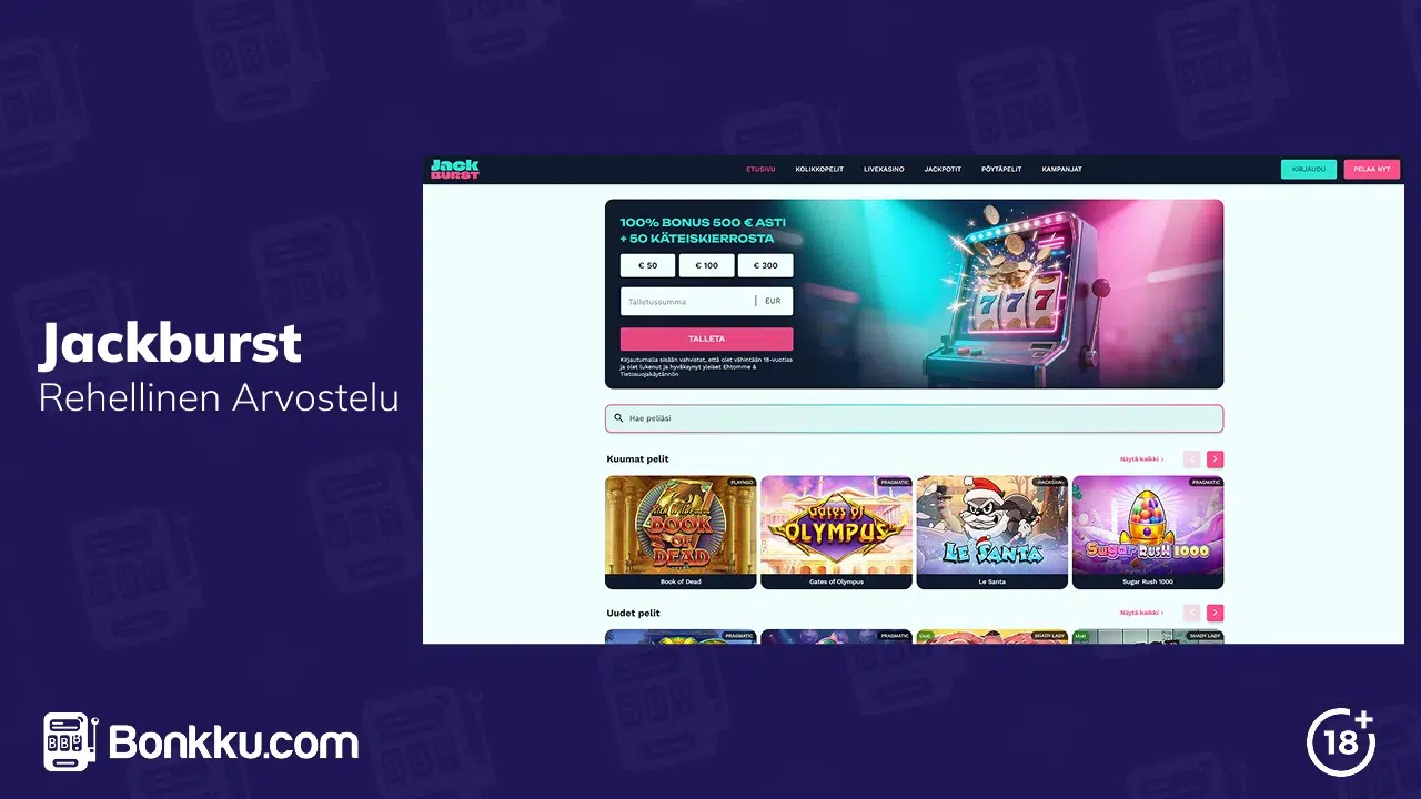 jackburst arvostelu