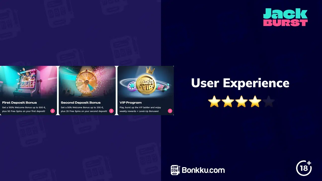 jackburst user experience