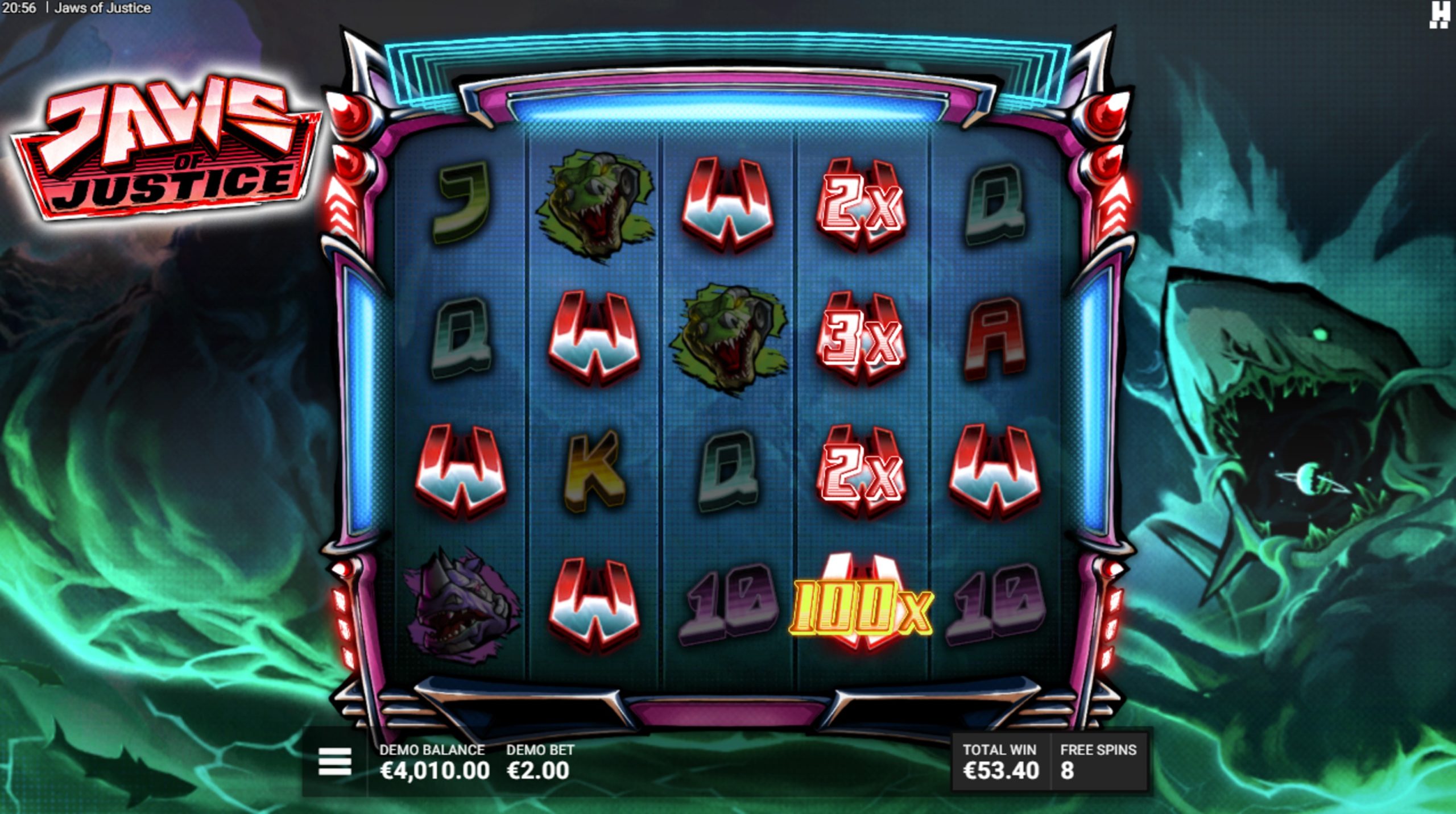 jaws of justice bonus