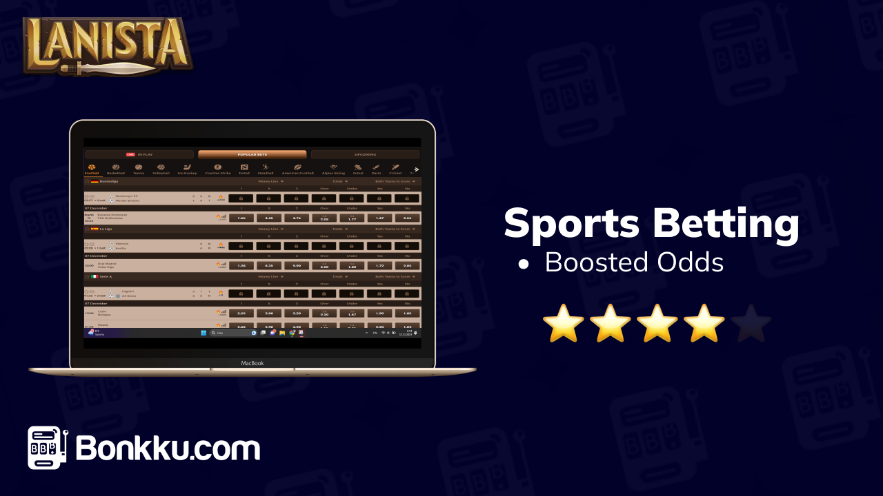 lanista casino sports betting