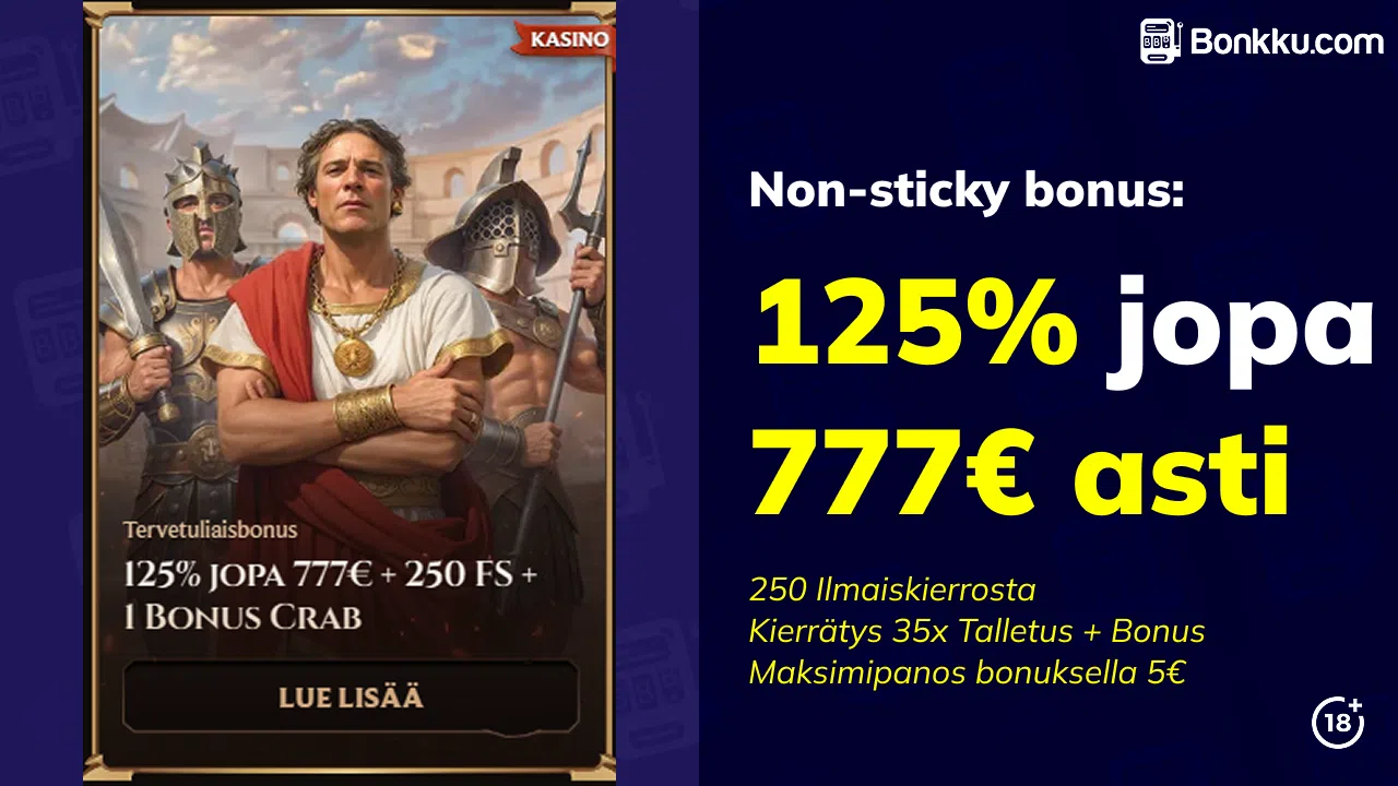 lanista casino tervetuliaisbonus