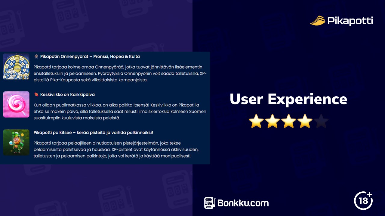 pikapotti user experience