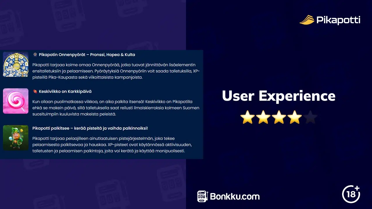 pikapotti user experience