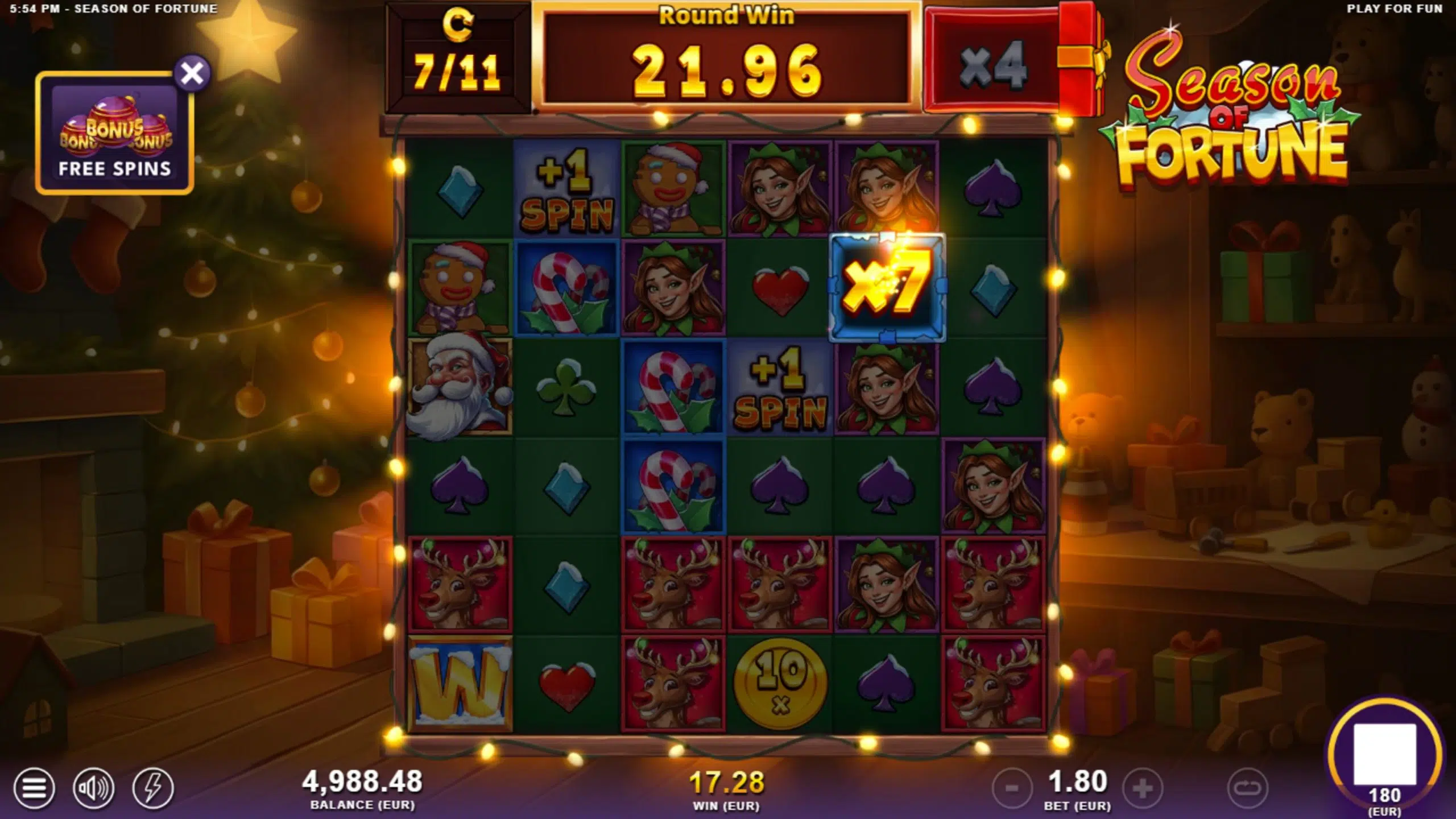 season of fortune bonus