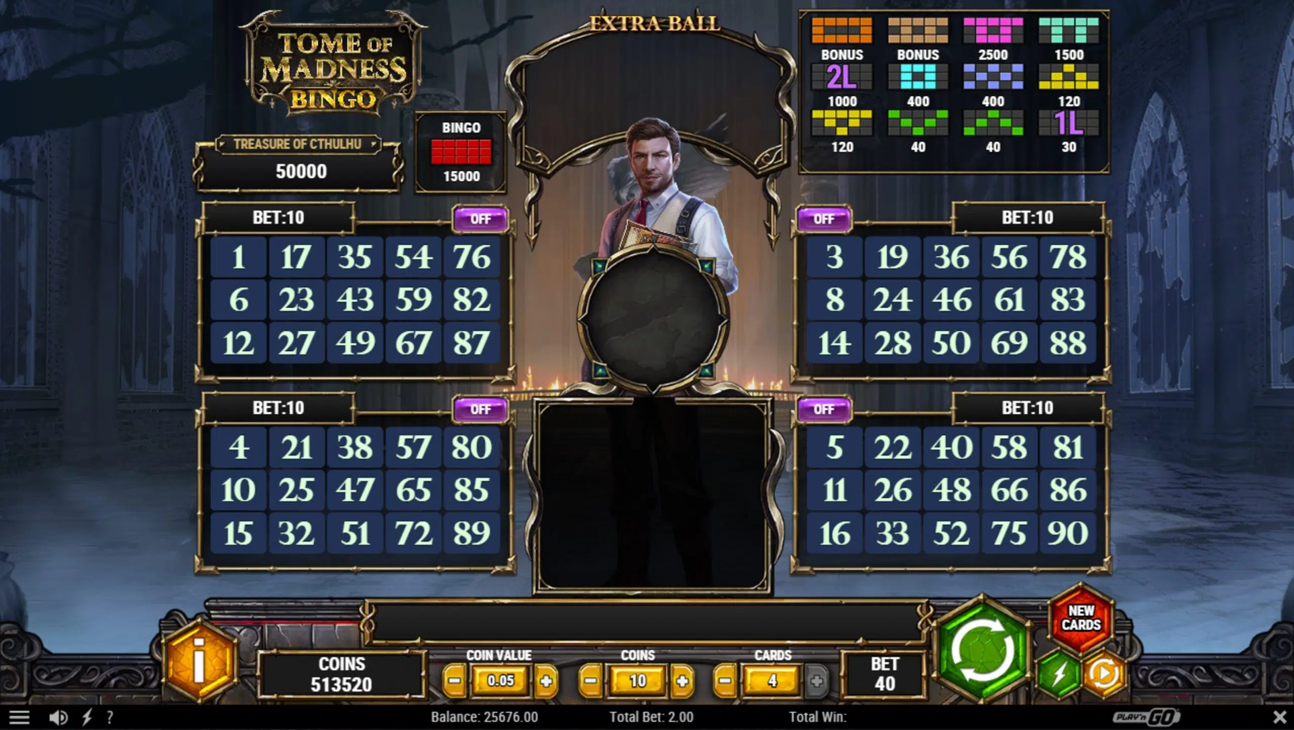 tome of madness bingo slot