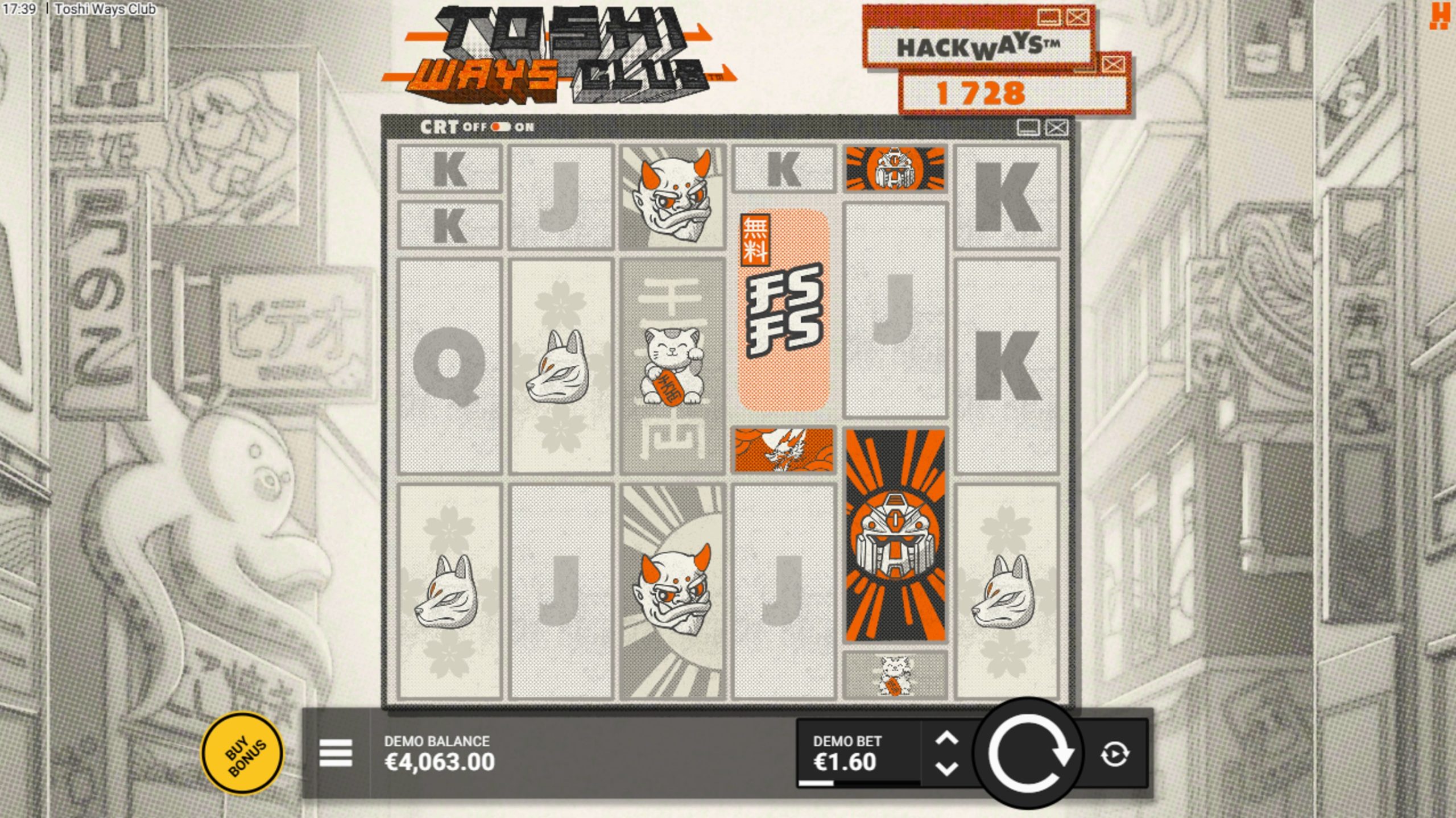 toshi ways club slot