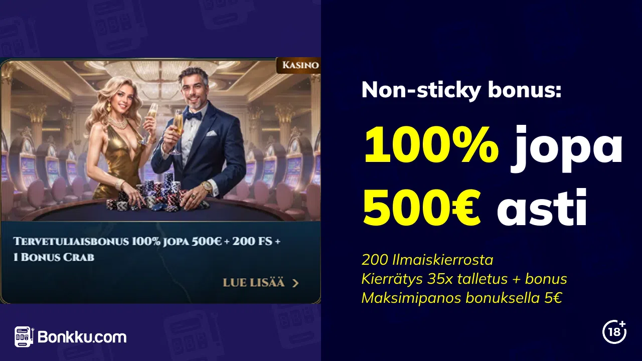 wonderluck casino tervetuliaisbonus