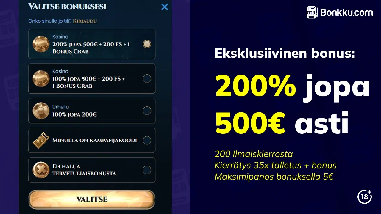 wonderluck eksklusiivinen bonus