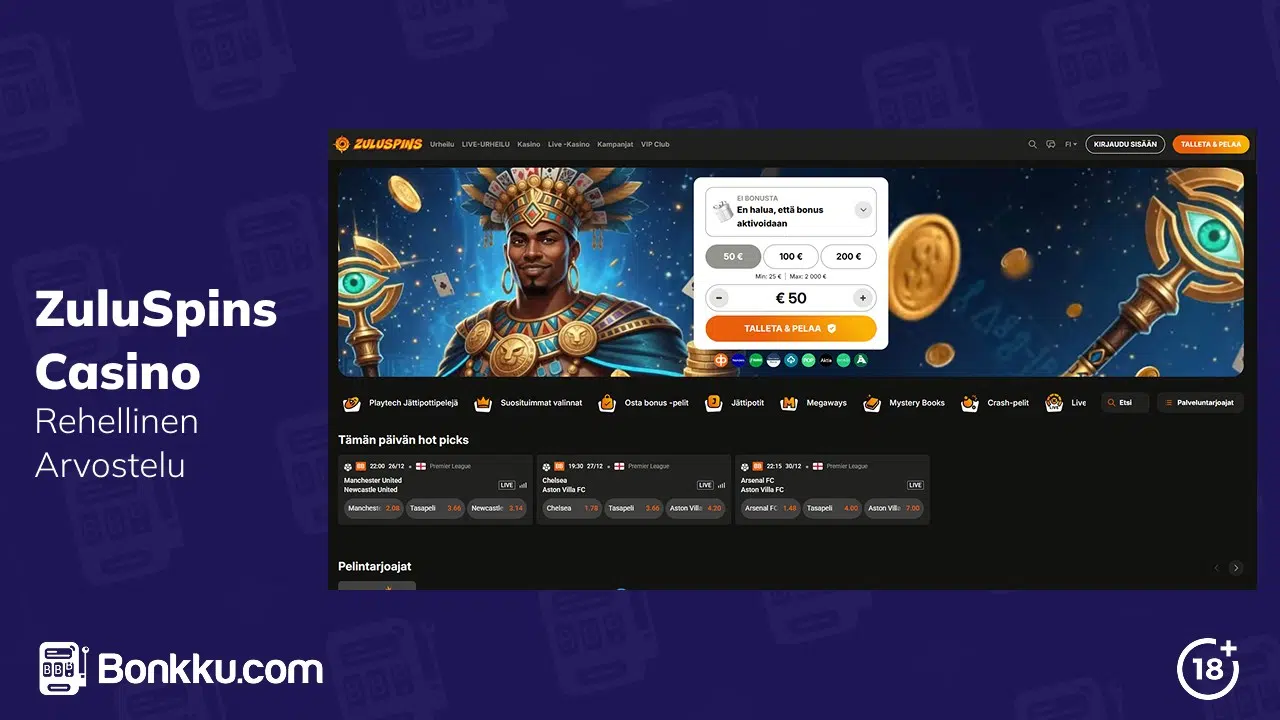 zuluspins casino arvostelu