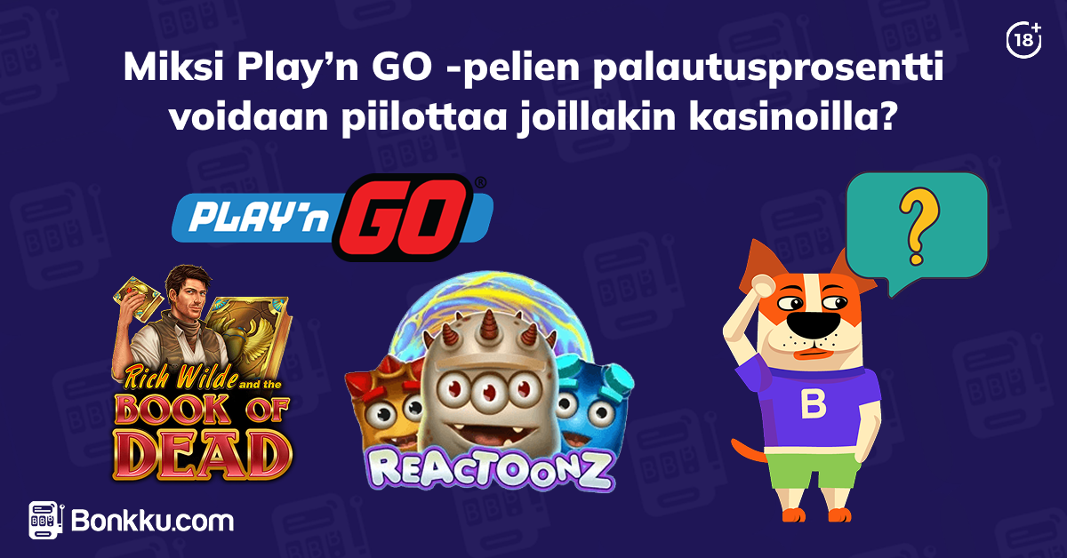 Palautusprosentit kasinopeleissä, miksi Play’n GO herättää kysymyksiä?