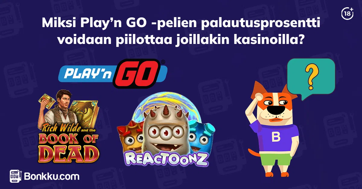 Palautusprosentit kasinopeleissä, miksi Play’n GO herättää kysymyksiä?