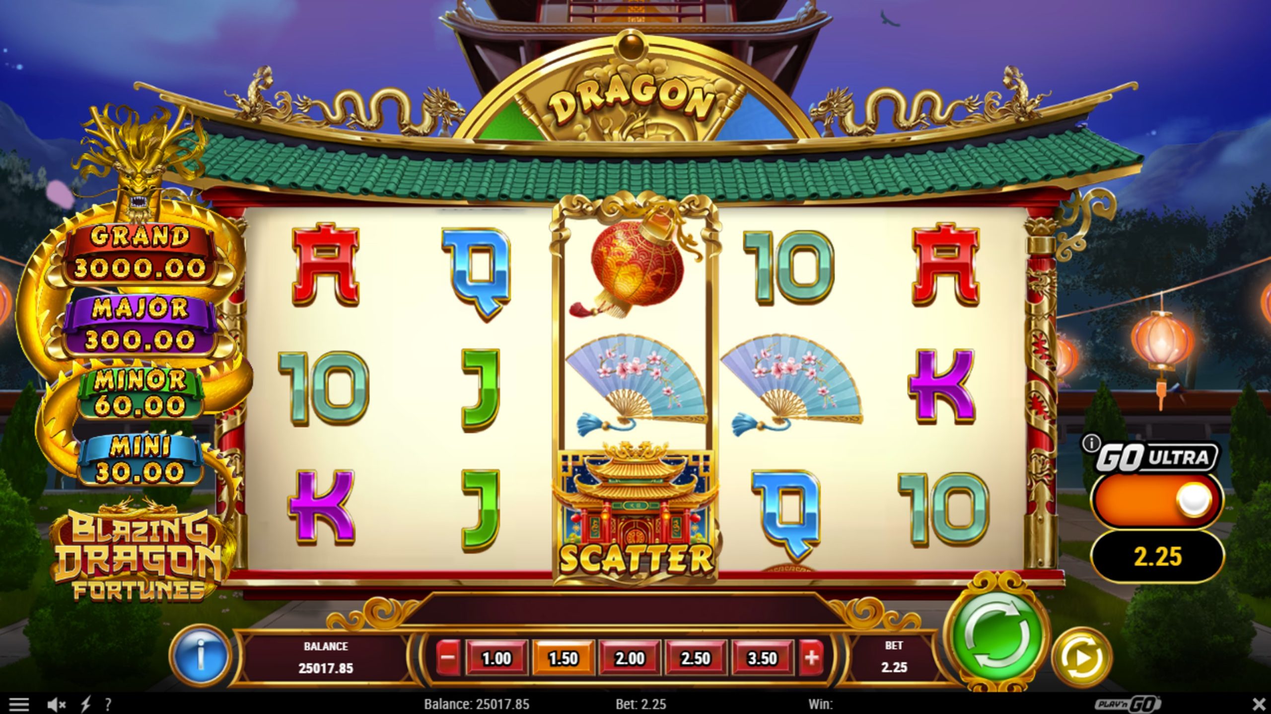 blazing dragon fortunes slot