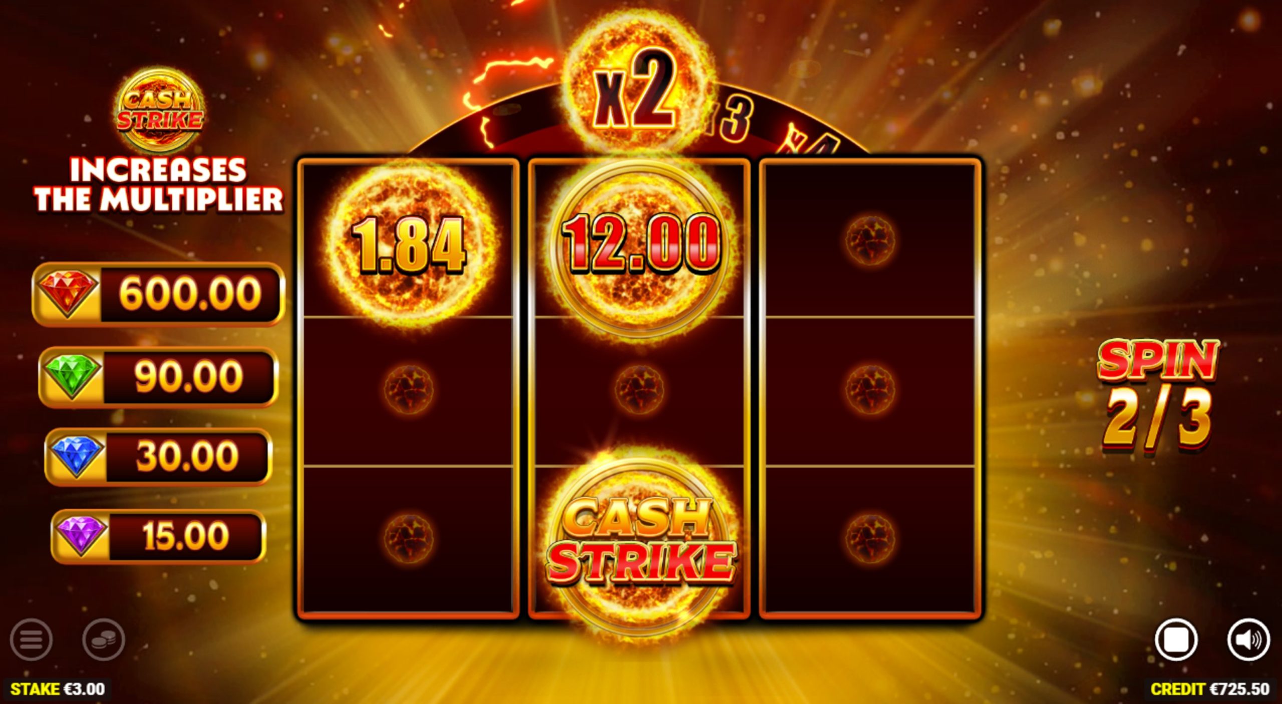 cash strike x cash bonus