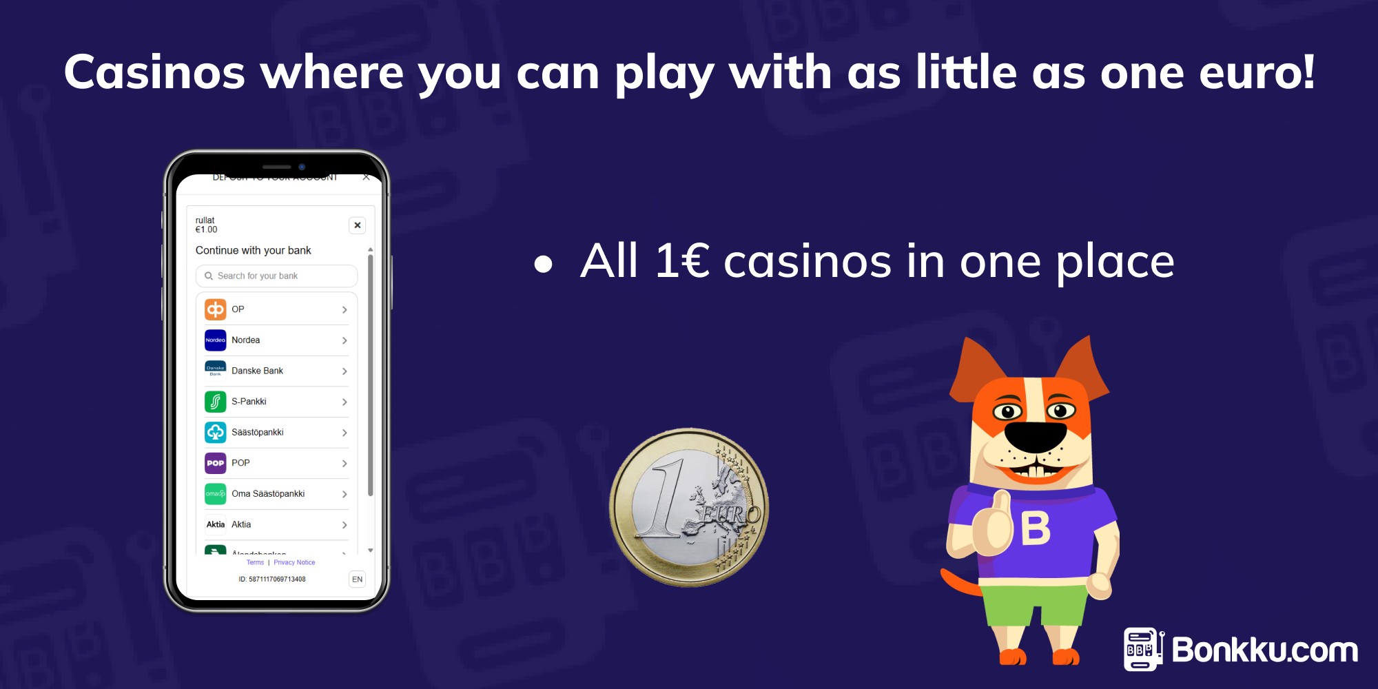 casinos where you can play with as little as one euro