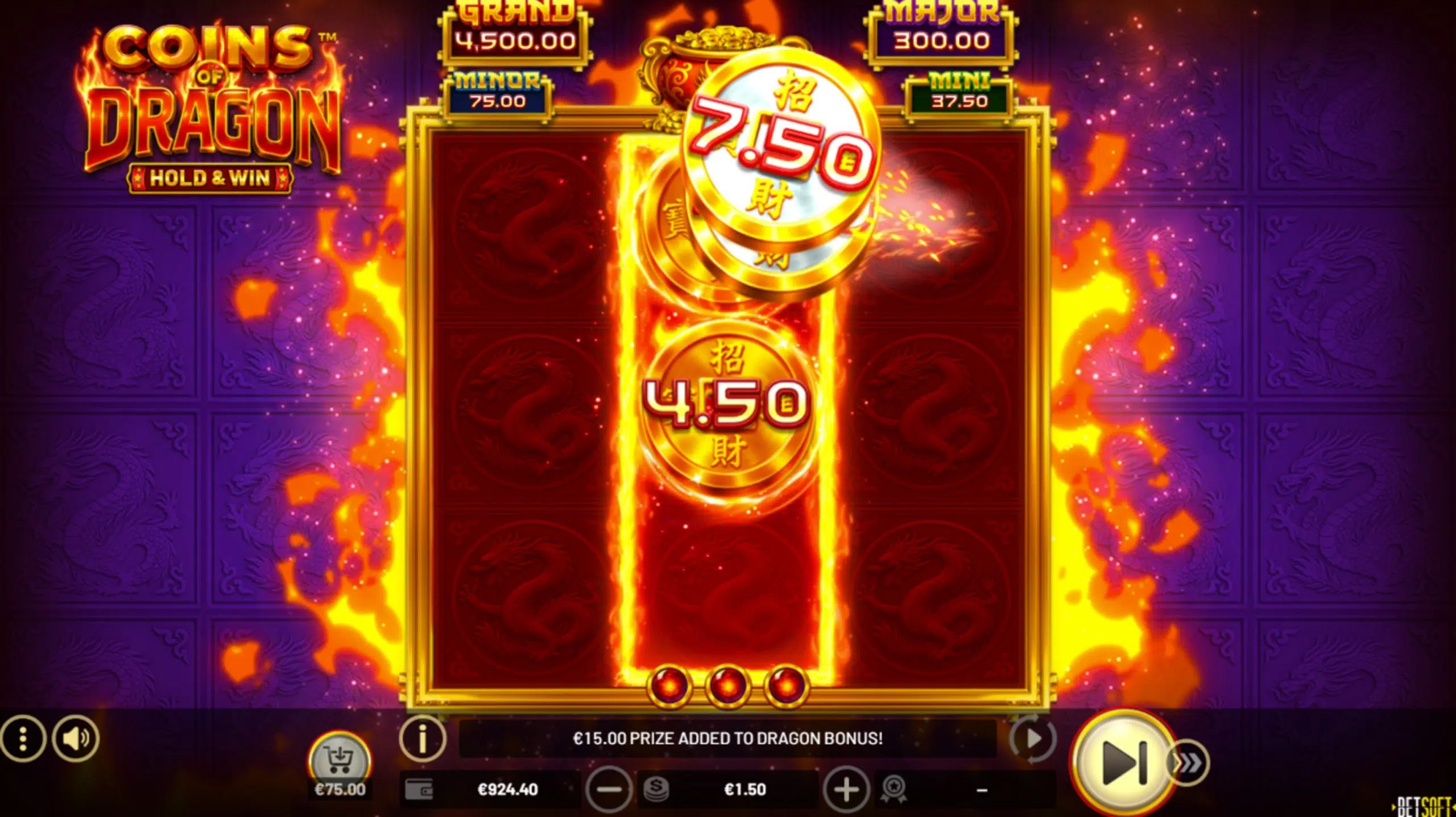 coins of dragon bonus